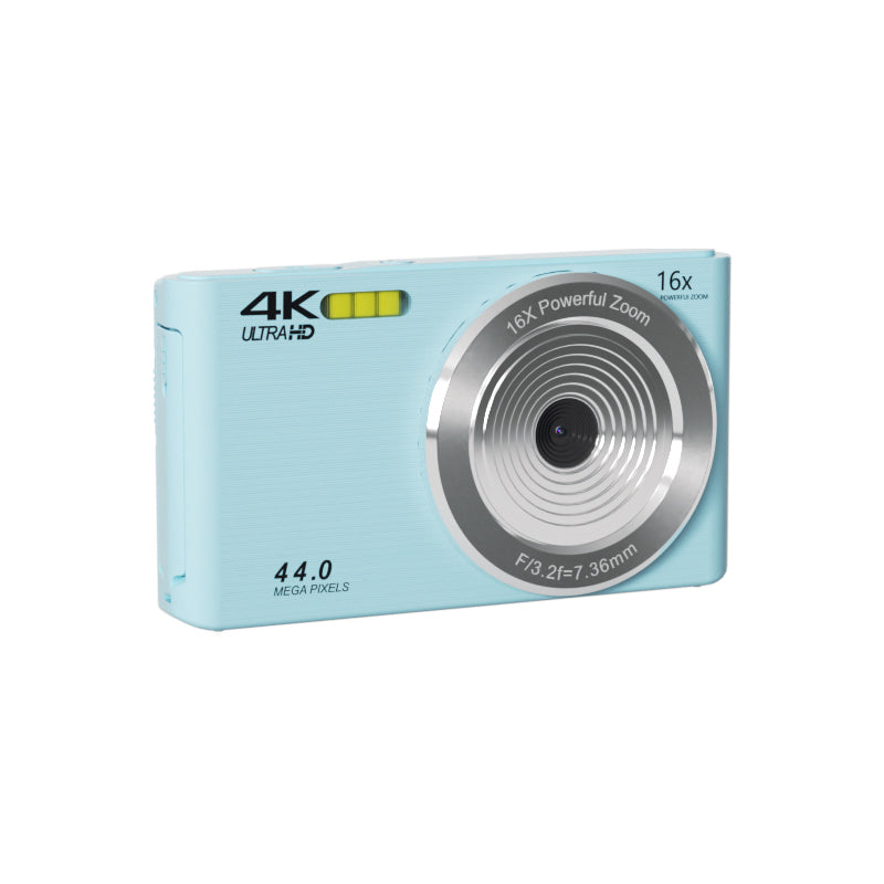 Ceye Light Blue 4K Volg Pocket Digtial Camera