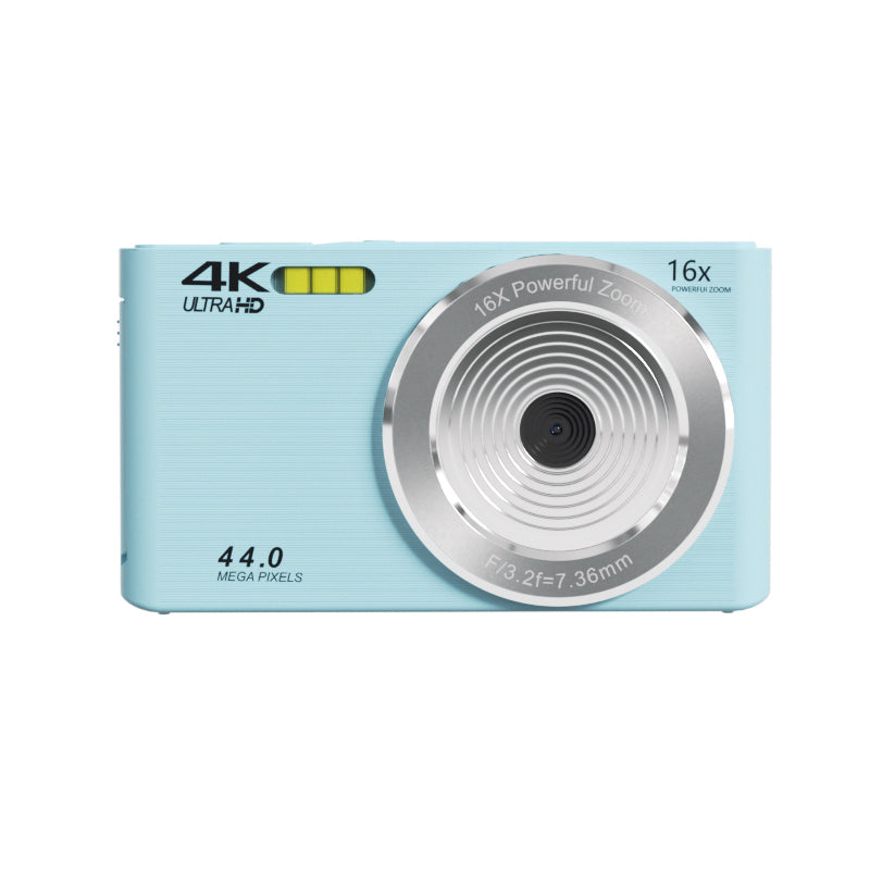 Light Blue 4K Volg Pocket Digtial Camera