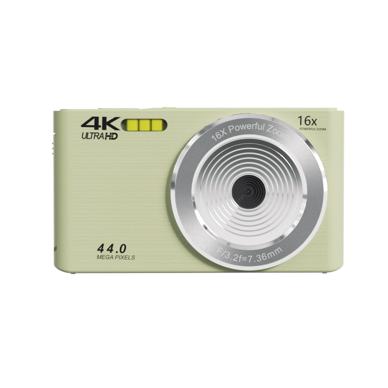 Cream 4K Volg Pocket Digtial Camera