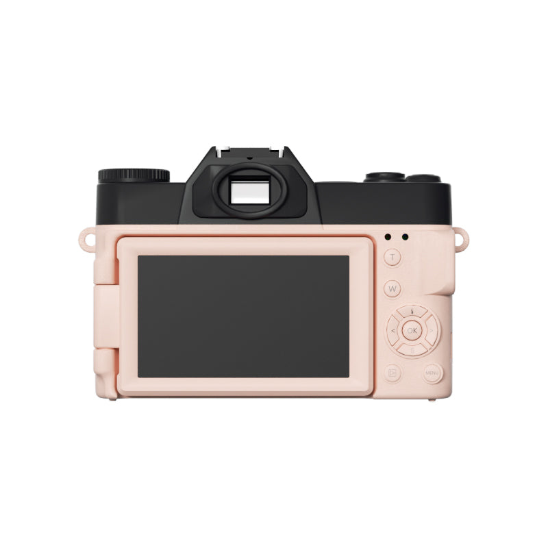 Pink 4K Vlog Digital Camera with Len