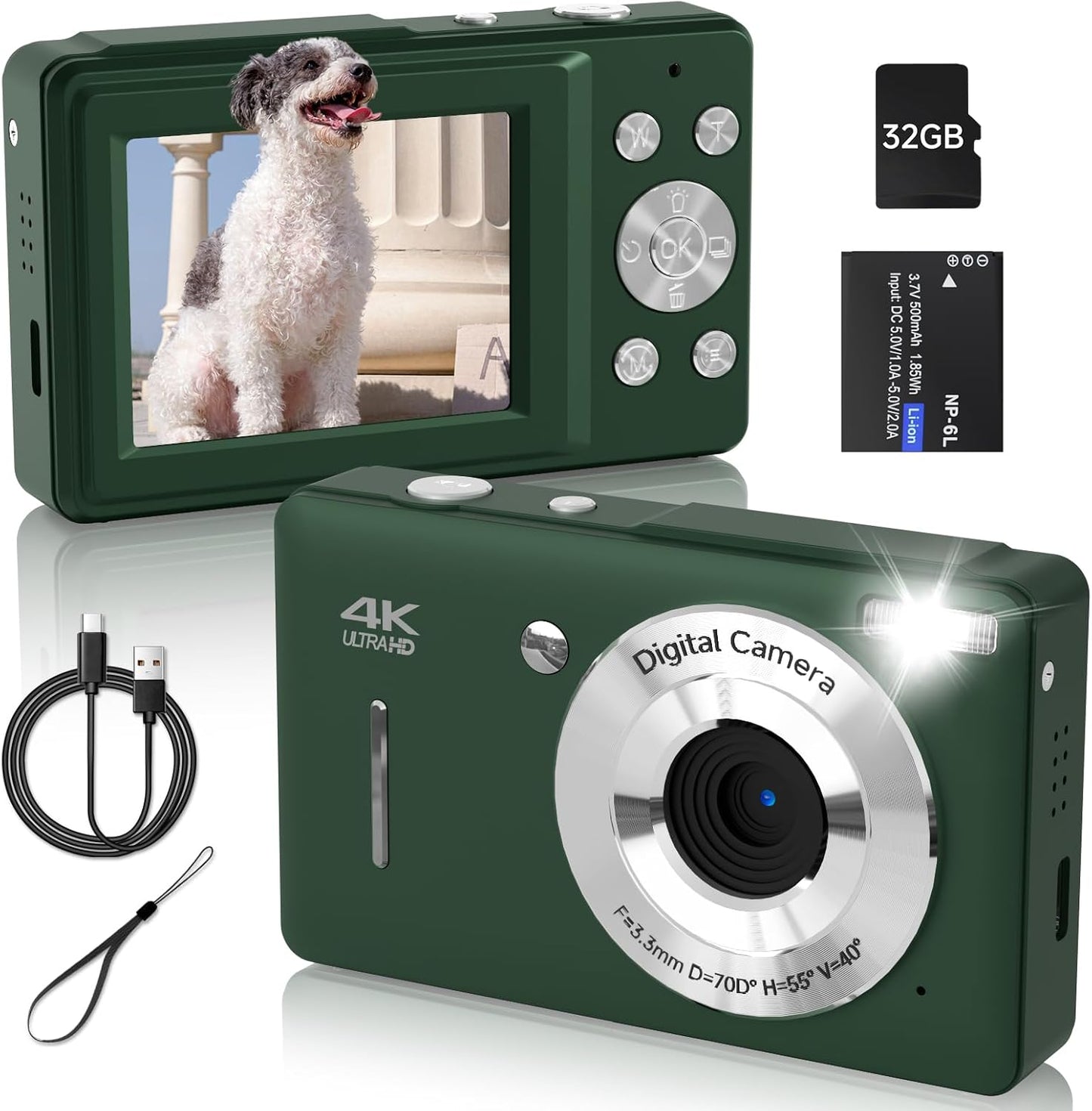 Ceye Digital Camera 44MP FHD 1080P